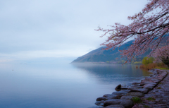 海津の朝