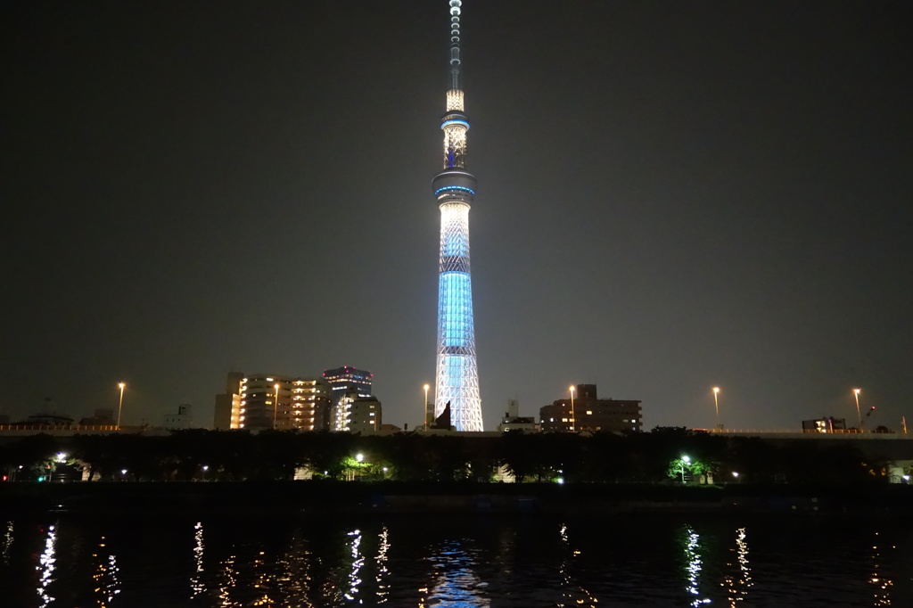 屋形船からスカイツリー