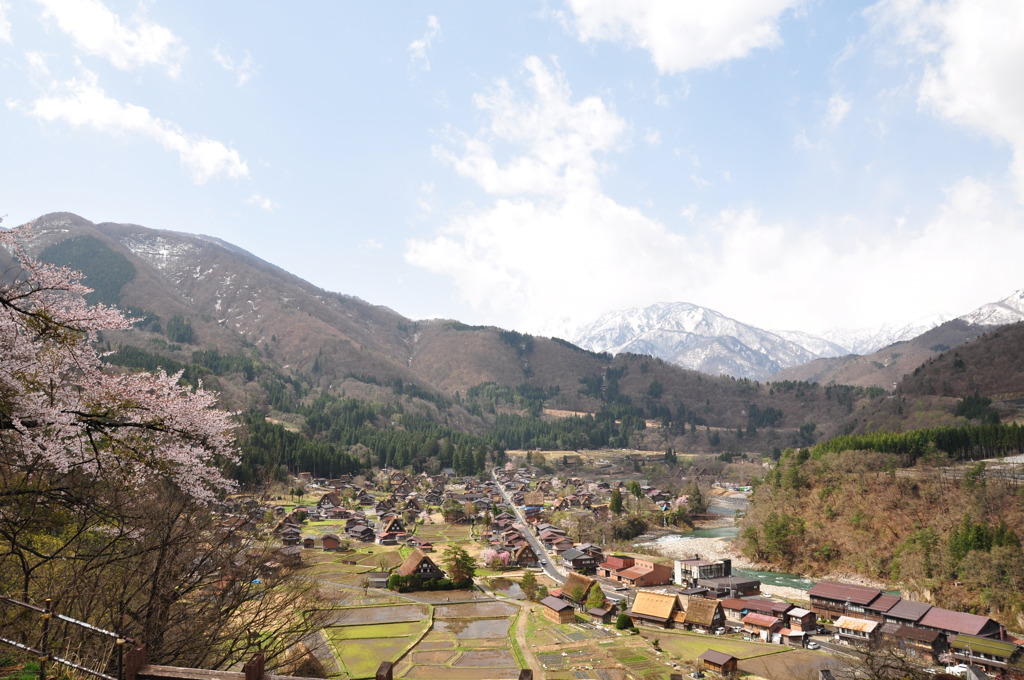 白川郷　全景