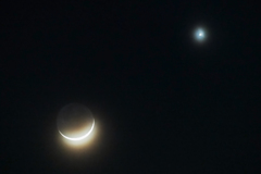 "月と金星"