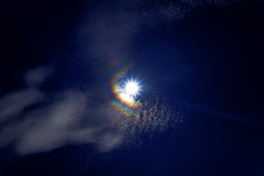 ☼　iridescent clouds