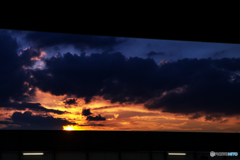 スクリーン夕焼け