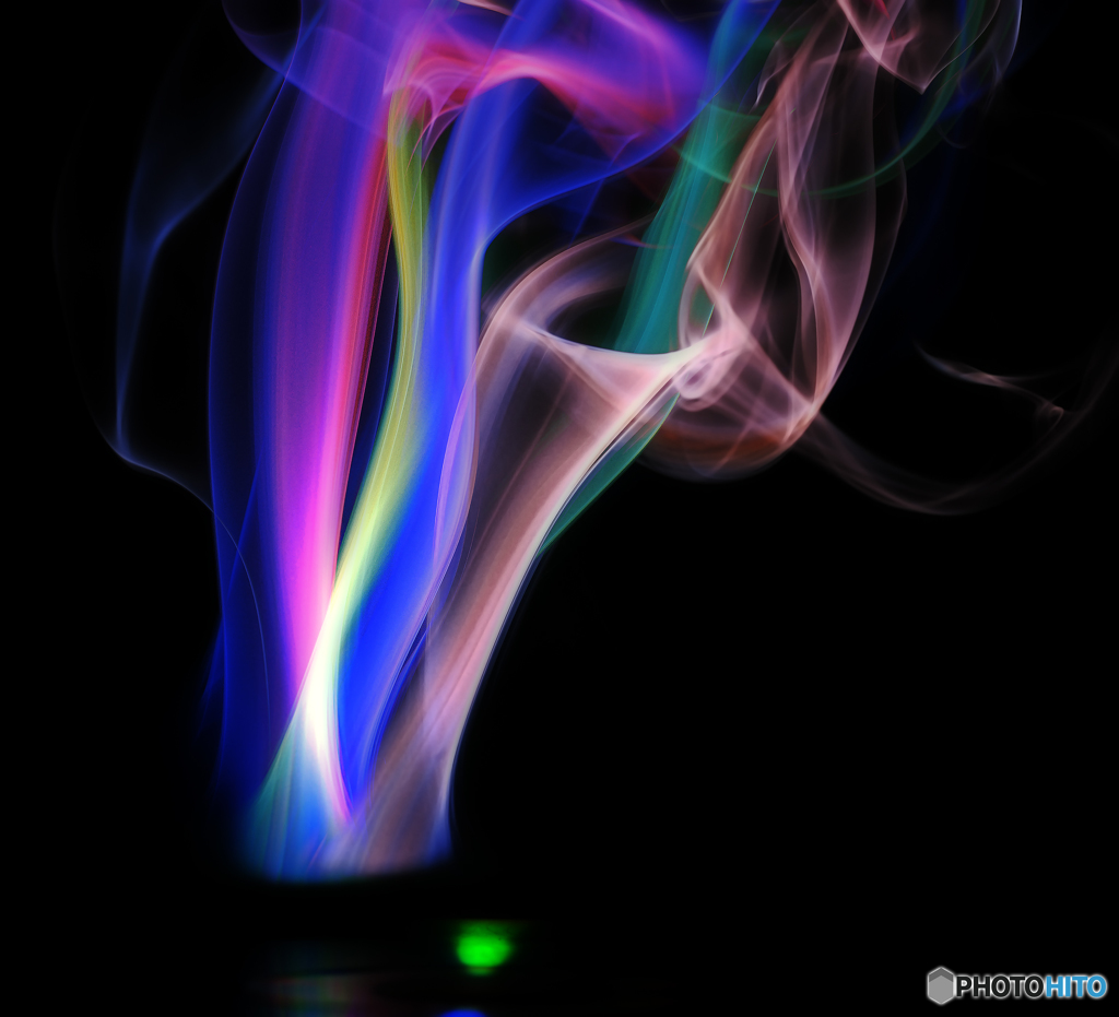 colorful smoke
