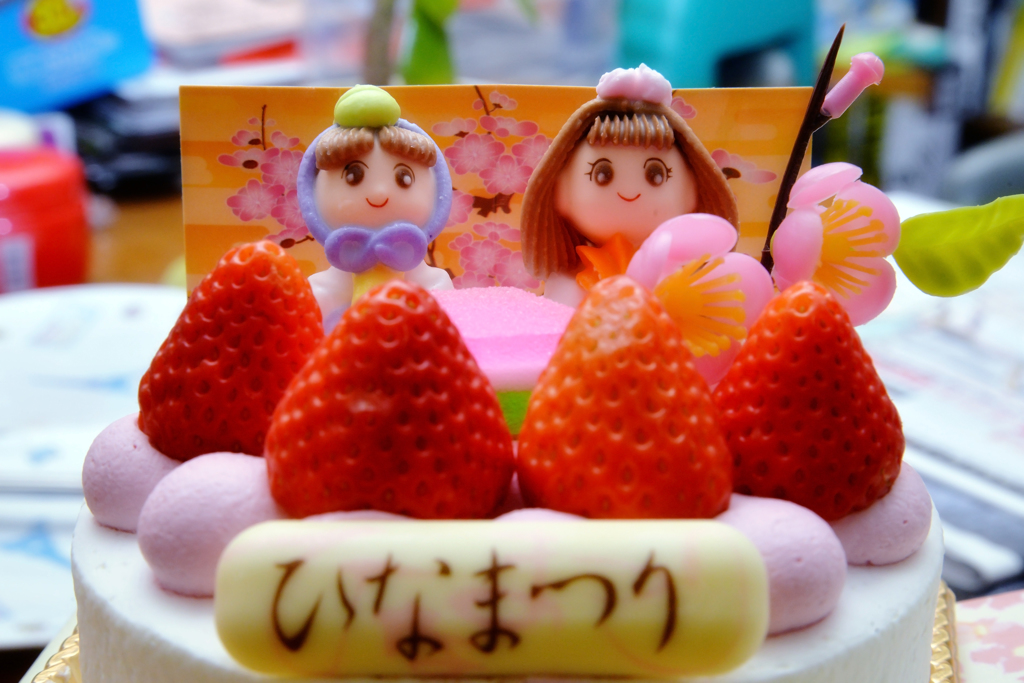 。。ひなケーキ