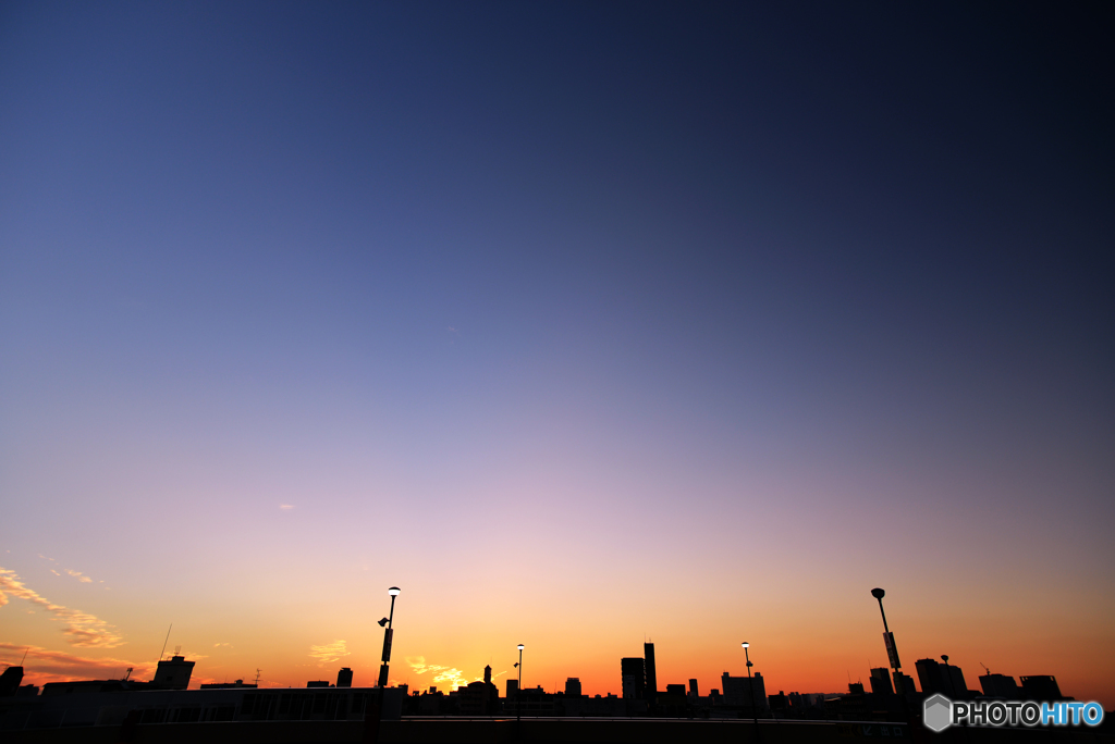 夕空グラデーション