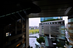 大阪駅～雨