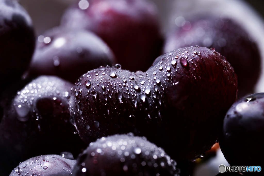 ハート型の葡萄