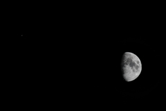 -土星と月-