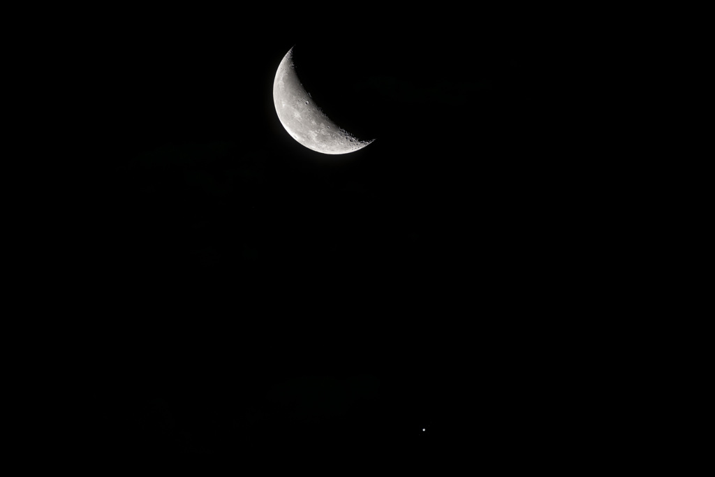 "月と木星 "
