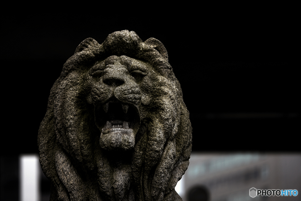 難波橋のライオン