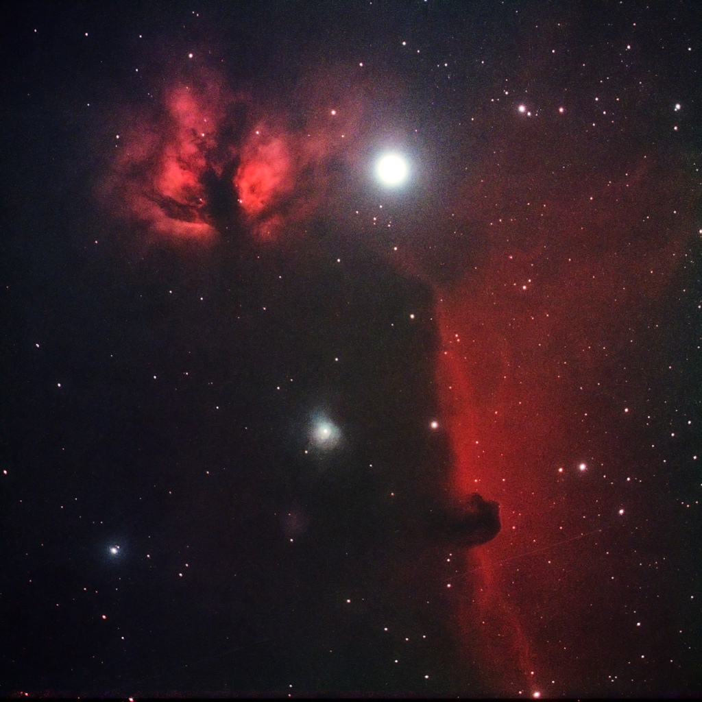燃える木星雲
