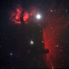 燃える木星雲