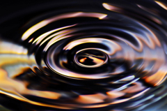 color water ripple