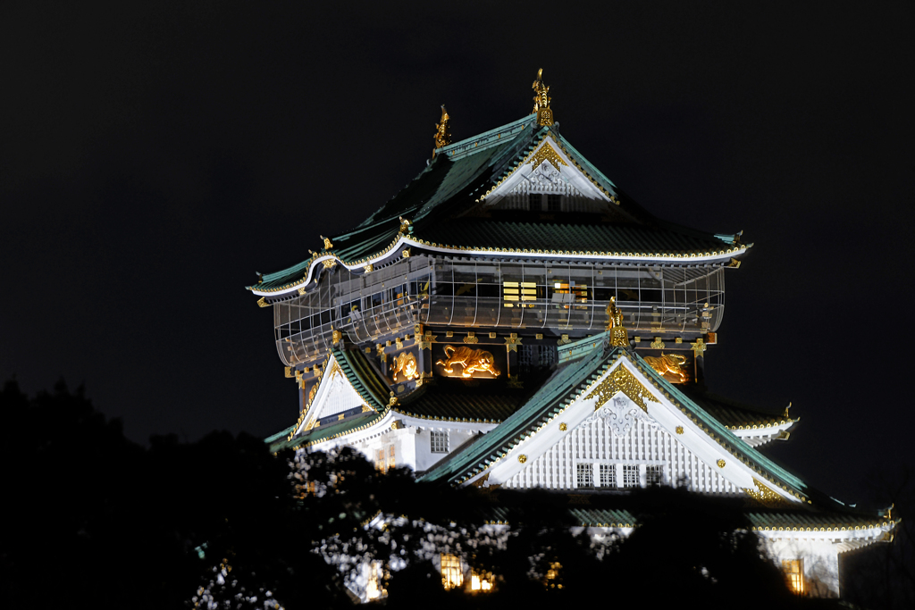 "大阪城"