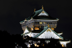 "大阪城"