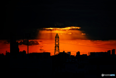 夕焼け...
