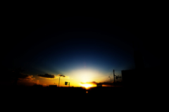 -夕日-