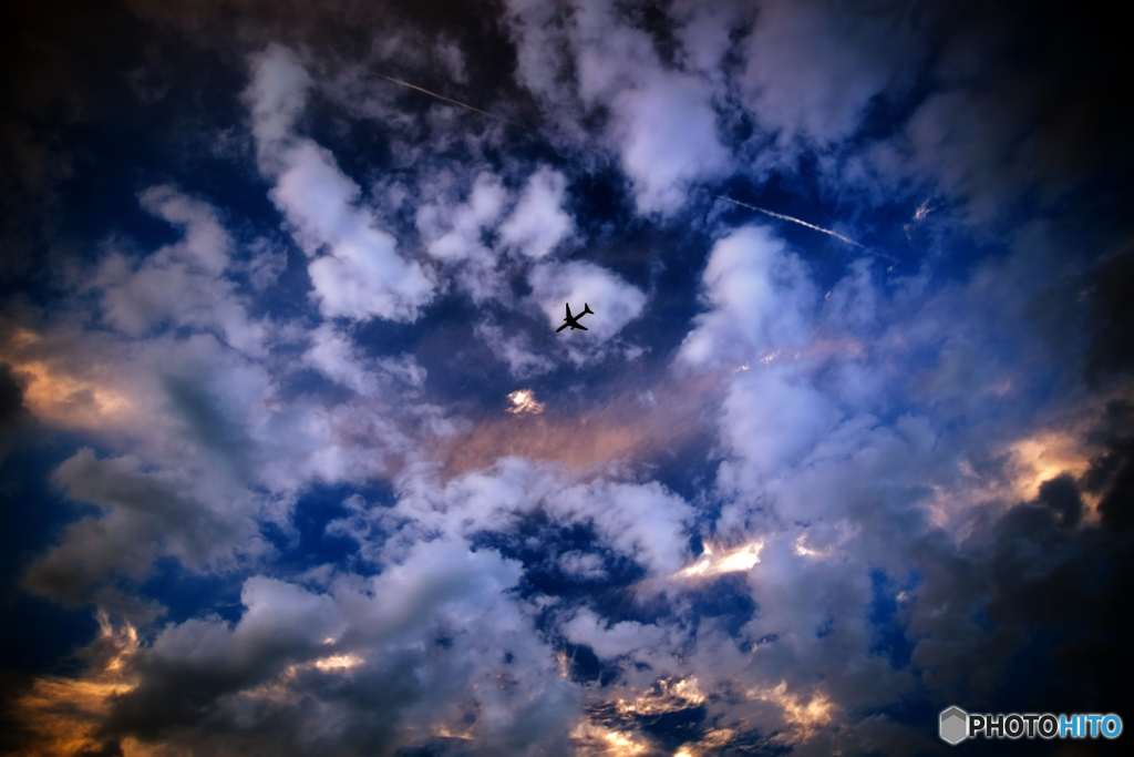 ・夕空・