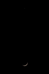 金星と月