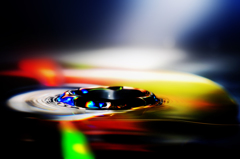 Coloured water surface