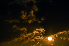 夕日
