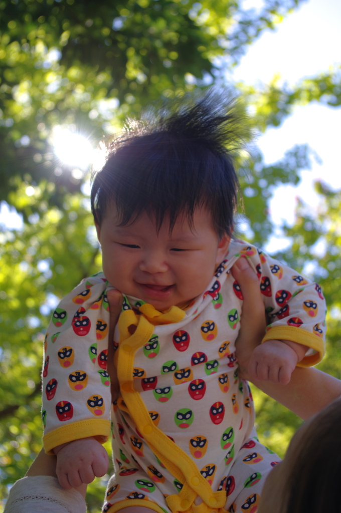 高い高い♪