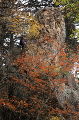 天狗岩の紅葉
