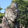 タマンアユン寺院　入り口の石像