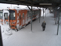 冬の駅