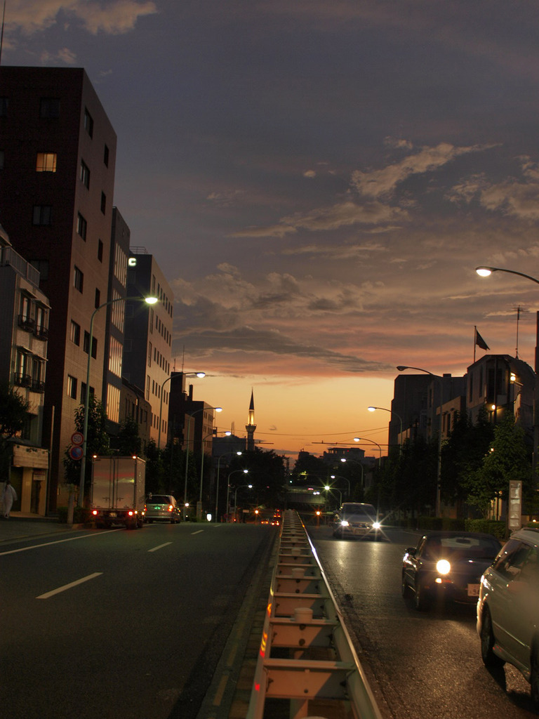 夕暮れ