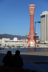 2人のシルエット