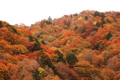 赤く燃える山-3