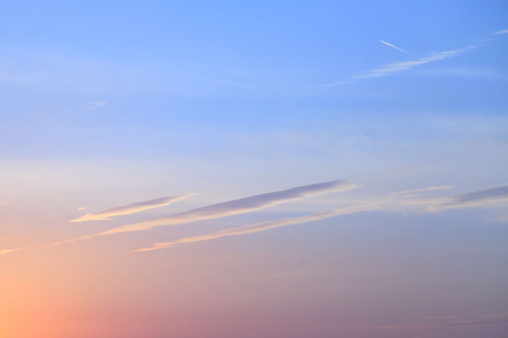 夕暮れ空