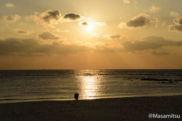 和歌山　白浜の夕日