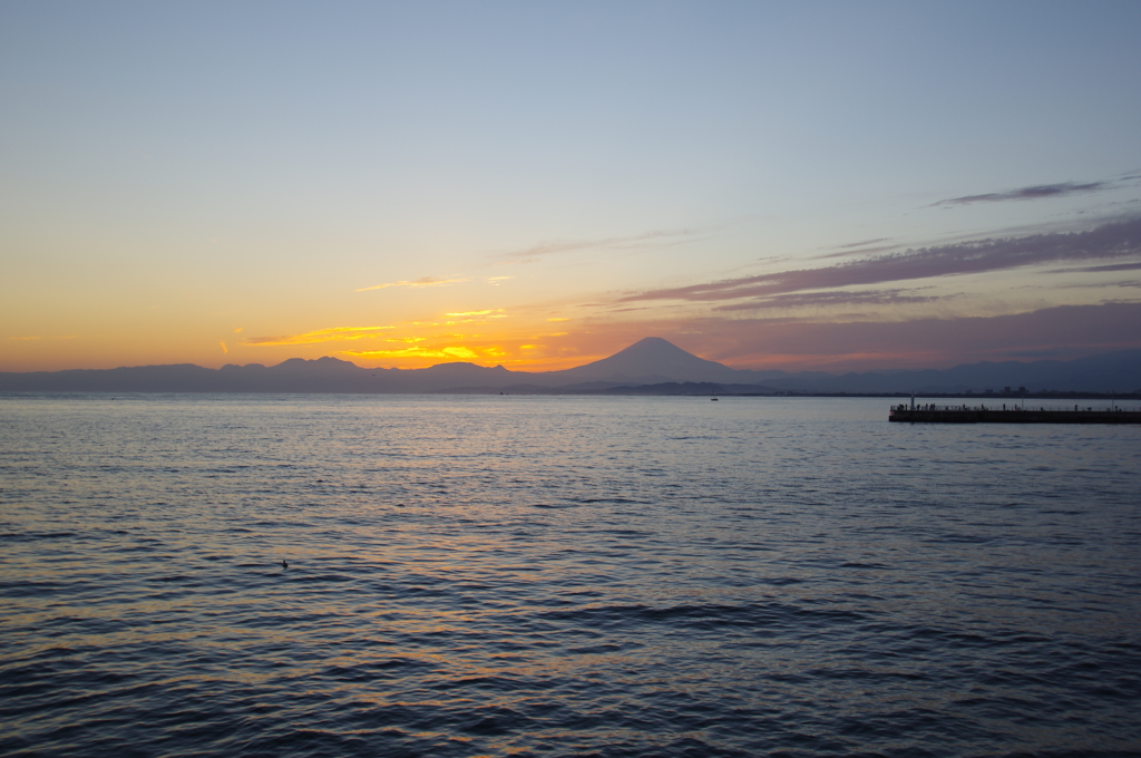 江の島から