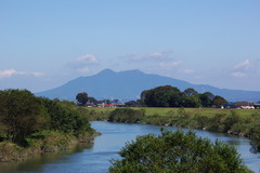 筑波山と鬼怒川
