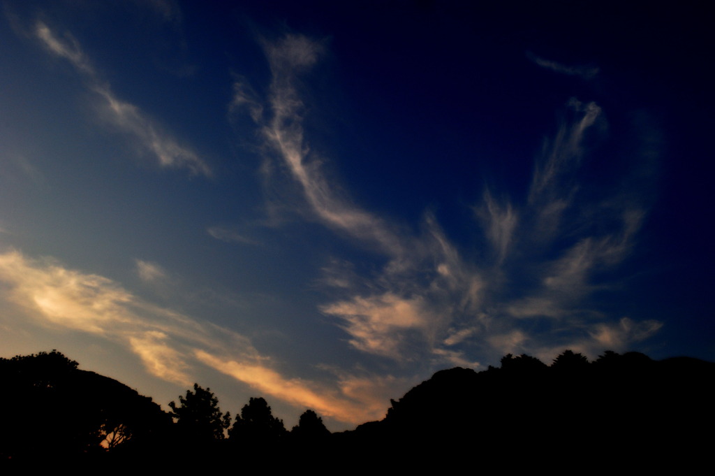 挫折の夕景