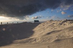 雪の砂
