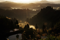 Sea of clouds in early autumn
