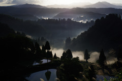 Sea of clouds in early autumn