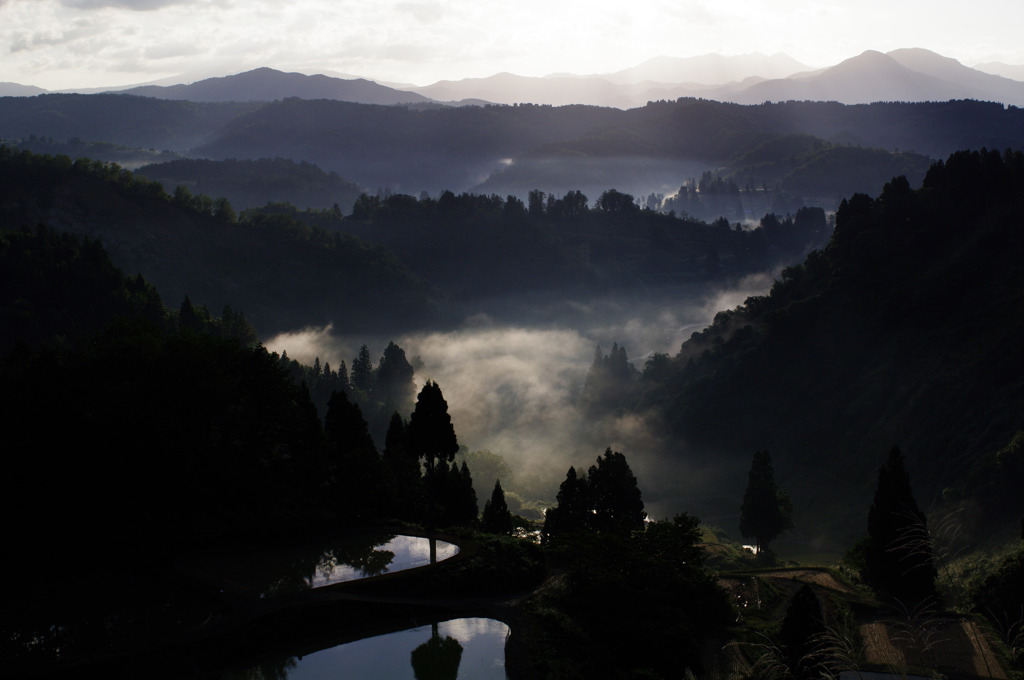 Sea of clouds in early autumn