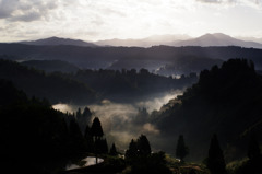 Sea of clouds in early autumn