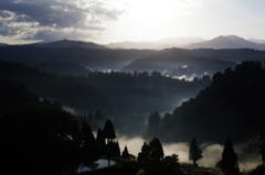 Sea of clouds in early autumn