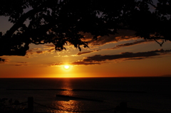 Sunset on Sea