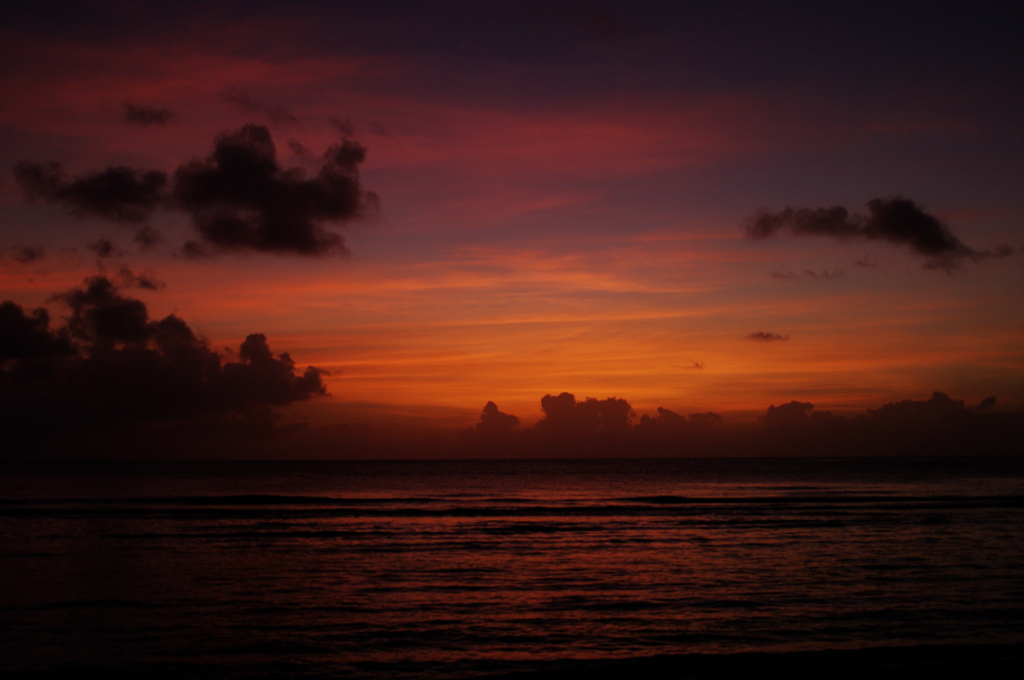 Orange sky