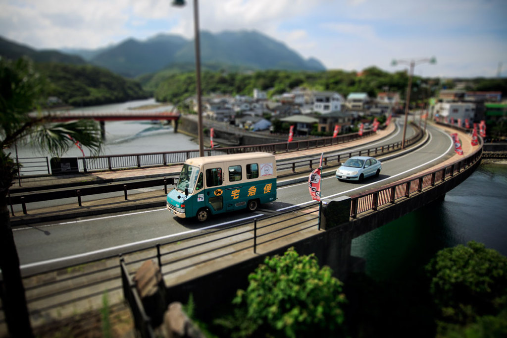 屋久島安房の風景