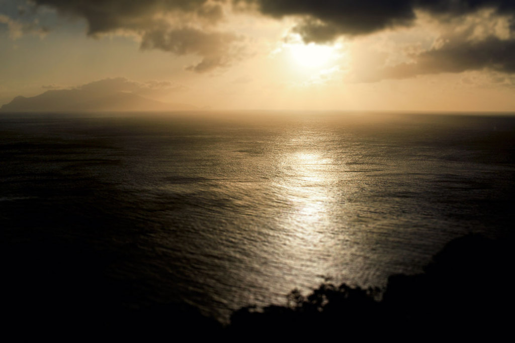 屋久島の夕暮れ