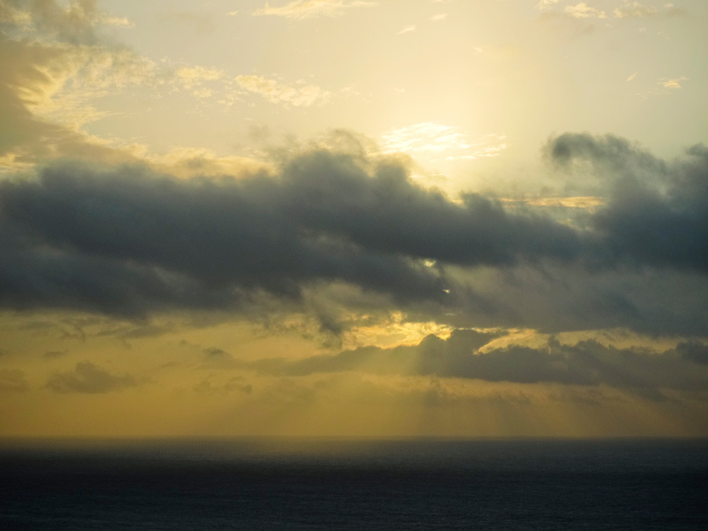 屋久島の夕暮れ