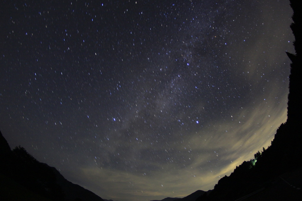 千枚田から見る星
