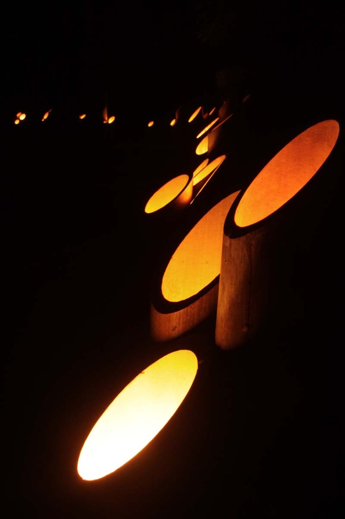 竹燈夜（１８日）